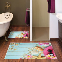 Mijölnir Juego de alfombrillas de baño Kt424 Multicolor